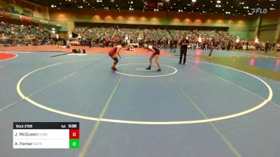 120 lbs Consi Of 8 #1 - Jonnie McQueen, Columbia vs Ava Parker, Spanish Springs