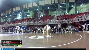 120 lbs Finals (2 Team) - Dacy Cleveland, Norfolk Girls vs Kim Gonzalez, Grand Island Girls