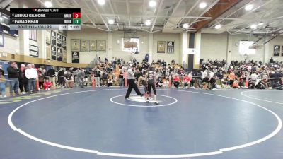 106 lbs Quarterfinal - Abduli Gilmore, Mahar vs Fahad Khan, Watertown