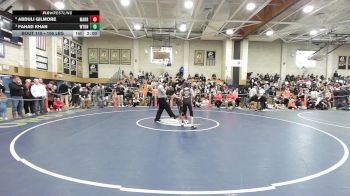 106 lbs Quarterfinal - Abduli Gilmore, Mahar vs Fahad Khan, Watertown