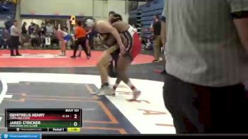 174 lbs Quarterfinal - Demitreus Henry, Cortland State vs Jared Stricker, Wisconsin-Eau Claire