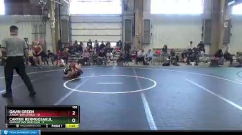 105 lbs Round 3 (4 Team) - Gavin Green, Junior Terps Xpress vs Carter Rermgosakul, Germantown Wrestling