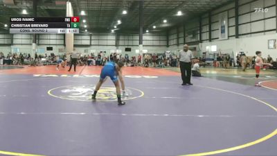 125 lbs Cons. Round 2 - Uros Ivanic, Fishburne Military School vs Christian Brevard, Virginia Beach