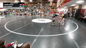 140 lbs Champ. Round 1 - Vayden Austin, Sheridan vs Nadia Harding, Moorcroft