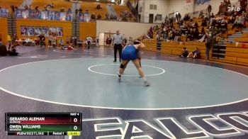 138 lbs Cons. Round 3 - Gerardo Aleman, Glencoe vs Owen Williams, Newberg