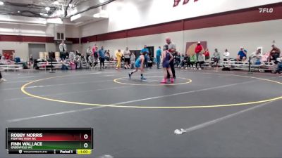 71-76 lbs Cons. Semi - Robby Norris, Fighting Irish WC vs Finn Wallace, Greenfield WC