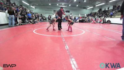 49 lbs Rr Rnd 3 - Paeson Forrest, Northeast Take Down Club vs Brynlee Burchett, Raw Wrestling Club