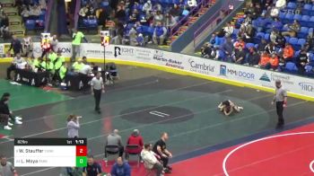 82 lbs Round Of 32 - Wyatt Stauffer, Tunkhannock vs Luis Moya, Parkland