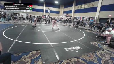 150 lbs Consi Of 16 #2 - William French, PQ Pinners vs Anthony Cazarez, Dcwa