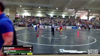 AA 165 lbs Quarterfinal - Logan Fowler, Cleveland vs Alex Osburn, Ravenwood