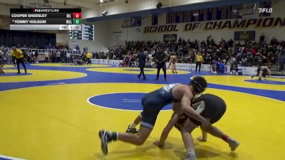 153 lbs Round Of 32 - Cooper Sheesley, Del Oro vs Tommy Holguin, Bellarmine Prep