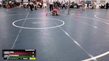 135 lbs Quarterfinal - Liam Fitzpatrick, Rockford vs Aiden King, DiSabato