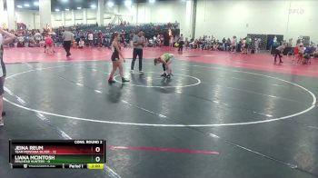 110 lbs Semis & Wb (16 Team) - Liana Mcintosh, RPA/Head Hunters vs Jeina Reum, Team Montana Silver