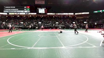 78 lbs Cons. Round 2 - Carter Robinson, PWCA vs Anson Pryor, CPWA