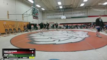 190 lbs Round 2 (6 Team) - Mack Buckner, Thermopolis vs Rudy Hall, Lovell High School