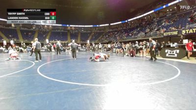 132 lbs 3rd Place - Trypp Smith, Connellsville vs Landen Hassel, Sharpsville