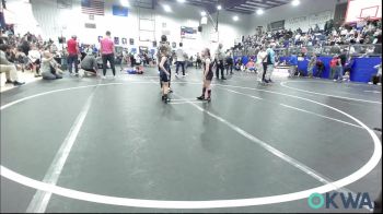 43/46 lbs Consolation - Bryleigh Clipper, Norman Grappling Club vs Rowan Larsen, Blue Devil Wrestling