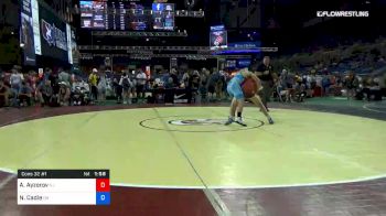 152 lbs Cons 32 #1 - Aaron Ayzerov, New Jersey vs Nathaniel Cadle, Ohio