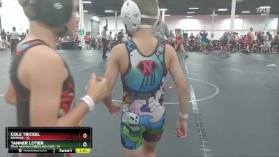 68 lbs Round 2 - Tanner Lotier, Team Nauman Wrestling Club vs Cole Trickel, Rampage