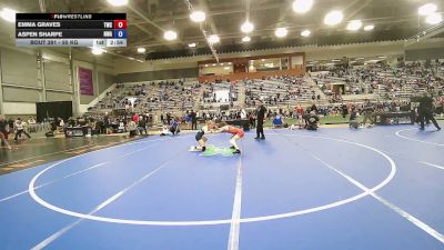 50 kg Cons. Rd Of 32 - Emma Graves, Tarleton Wrestling Club vs Aspen Sharpe, NWK Wrestling Academy