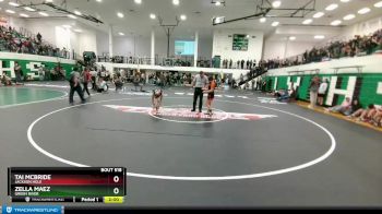 120-125 lbs Quarterfinal - Tai Mcbride, Jackson Hole vs Zella Maez, Green River