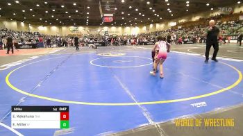 50 lbs Consi Of 4 - Ehukai Kekahuna, Team Hawaii Aloha vs Esme Miller, Illinois Valley Youth Wrestling