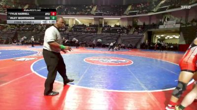 138-2A Cons. Round 2 - Riley Mortenson, Union County vs Tylis Harrell, Appling County