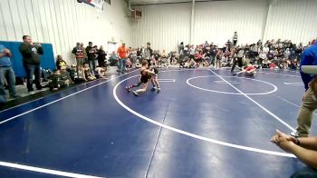 58 lbs Rr Rnd 3 - Evan Hair, Sperry Wrestling Club vs Khloe Weisinger, Wyandotte Youth Wrestling