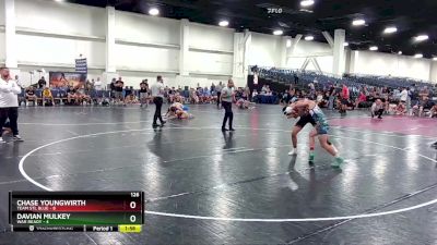 126 lbs Round 2 (16 Team) - Davian Mulkey, War Ready vs Chase Youngwirth, Team STL Blue