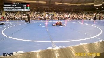 52 lbs Final - Cassadee Sloan, Morrison Takedown Club vs Genevieve Valdovinos, Daughters Of Zion