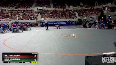 D2-152 lbs Quarterfinal - Willow Arnold, Arizona College Prep vs Maya Washburn, Moon Valley