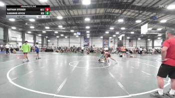 132 lbs Rr Rnd 2 - Nathan Steger, 4M Strength vs Lazarus Joyce, Revival Orange