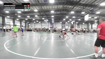 132 lbs Rr Rnd 2 - Nathan Steger, 4M Strength vs Lazarus Joyce, Revival Orange