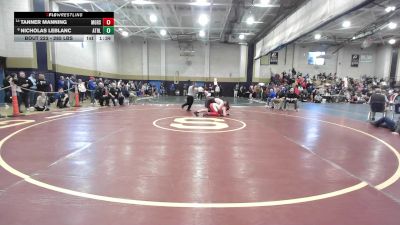 285 lbs Consi Of 8 #1 - Tanner Manning, Mount Greylock vs Nicholas Leblanc, Athol