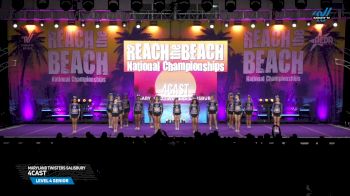 Maryland Twisters Salisbury - 4Cast [2025 L4 Senior Day 1] 2025 ACDA Reach the Beach All Star Grand Nationals - D1/Worlds