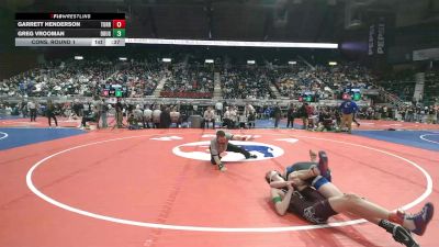 3A-126 lbs Cons. Round 1 - Garrett Henderson, Torrington vs Greg Vrooman, Douglas