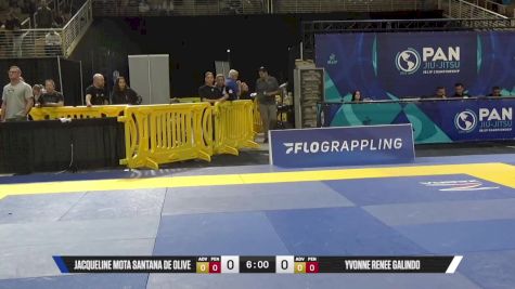 Yvonne Renee Galindo vs Jacqueline Mota Santana De Olive 2025 Pan Jiu Jitsu IBJJF Championship
