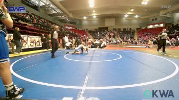 90 lbs Quarterfinal - Kannon White, Collinsville Cardinal Youth Wrestling vs Griffin Matz, Independent