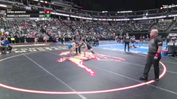 G110-4A Quarterfinal - Piper Montoya, Canon City Girls vs Izabella Martinez, Las Animas Girls