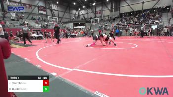 170-195 lbs Rr Rnd 1 - Jayden Church, Skiatook Youth Wrestling vs Dane Durant, Broken Arrow Wrestling Club