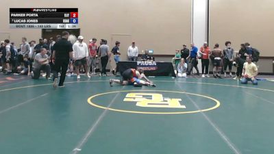140 lbs 1st Place Match - Parker Porta, Elite vs Lucas Jones, Kraken