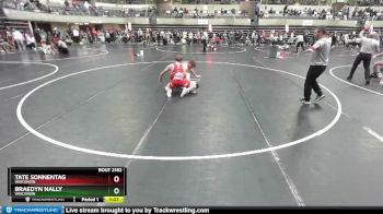 160 lbs Cons. Round 2 - Tate Sonnentag, Wisconsin vs Braedyn Nally, Wisconsin