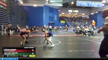 132 lbs Champ. Round 1 - Logan Kisner, Loyola Blakefield vs Nathan Taylor, Kingsway Regional