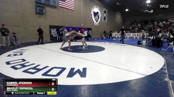 144 lbs Champ. Round 1 - Gabriel Atkinson, Bakersfield vs Bradley Espinoza, Brea Olinda