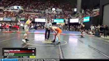 AA - 182 lbs Quarterfinal - Noah Poe-Hatten, Flathead vs Nick Bodge, Great Falls CMR