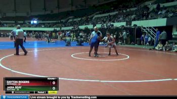 106 lbs Round 1 - Jasia Seay, Outlaws vs Dayton Rogers, Smithfield