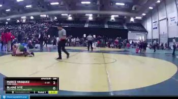 285 lbs Champ. Round 2 - Blaine Nye, Colorado State Univeristy vs Marce Vasquez, York (Neb.)