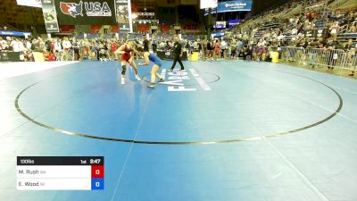 130 lbs Cons 64 #2 - Mary Rush, WA vs Ellie Wood, WI