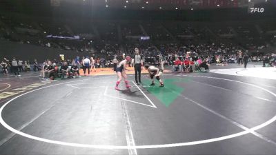 4A/3A/2A/1A Girls 130 5th Place Match - McKenna Word, Banks Girls vs Ashlynn Anderson, Lowell Girls