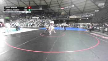 Boys 4A 132 lbs 5th Place Match - Jase Macatangay, Tahoma vs Brody Hanson, Lake Stevens